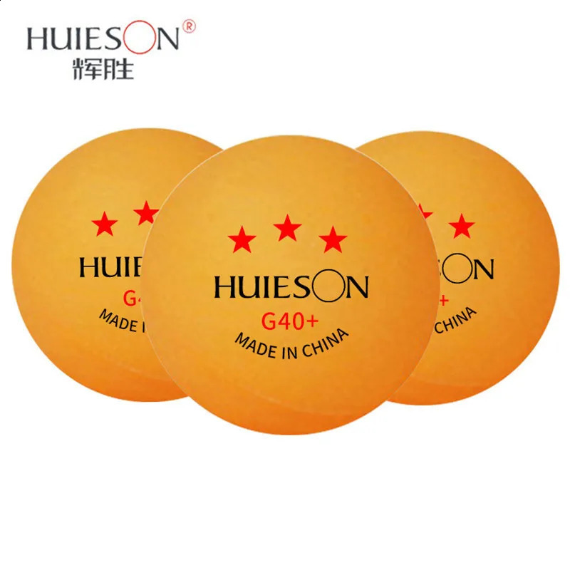 HUIESON 3 Star Ping Pong Balls G40 ABS Plastic Table Tennis Training Ball 40mm 28g for Robot Multiball 250912