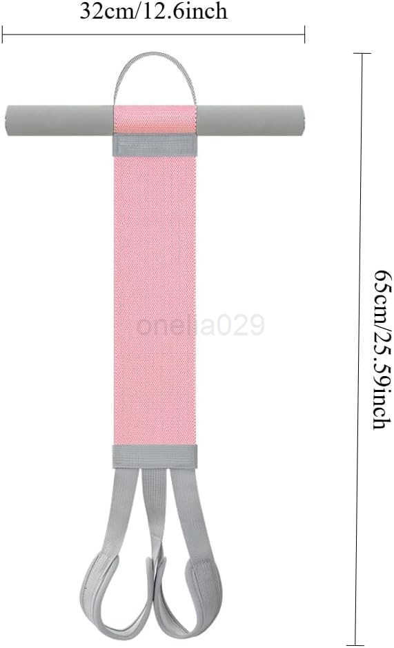 2025 New Yoga Pedal Resistance Fabric Band with Handles AntiBroken Elastic Sit Up Pull Rope for Strength Training 120lb FullBody Excercise Band Portab