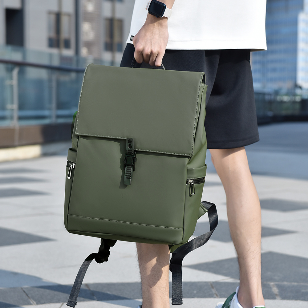 New Men S Simple Free Shipping Casual Large Capacity Backpack Business Commuter Designer Bag Bag Luxury Bag Laptop Backpack Lightweight Student School