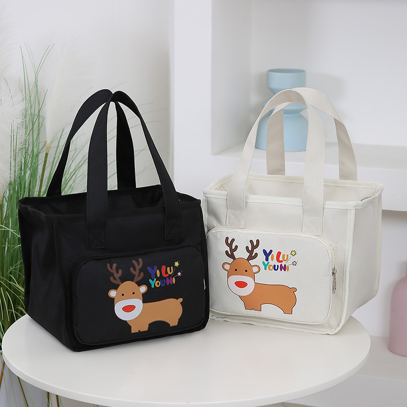 Large Capacity Simple Office Worker Student Versatile Luxury Bag Lunch Box Free Shipping Bag Office Worker Bento Bag Designer Bag Thickened Insulated 