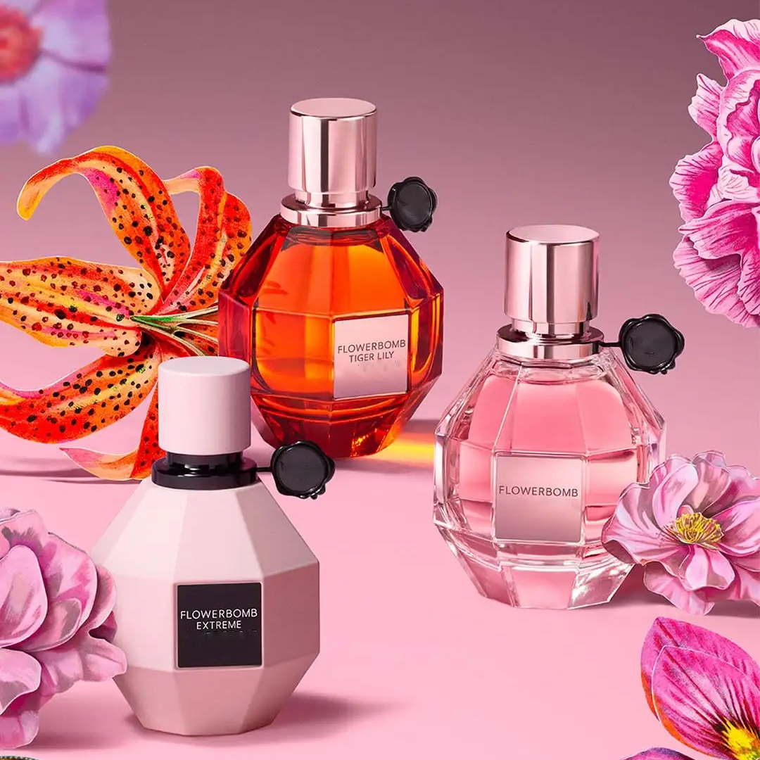 Perfume 100ml FLOWERBOMB Ruby Orchid Oriental Rose White Woody Women's Fragrance Long Lasting Smell Cologne Spray