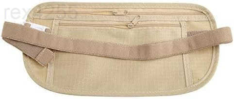Money Belt for Travel Hidden RFID Security Pouch AntiTheft Passport Fanny Pack for Men Women Present Gift money pouches for cash small travel money po