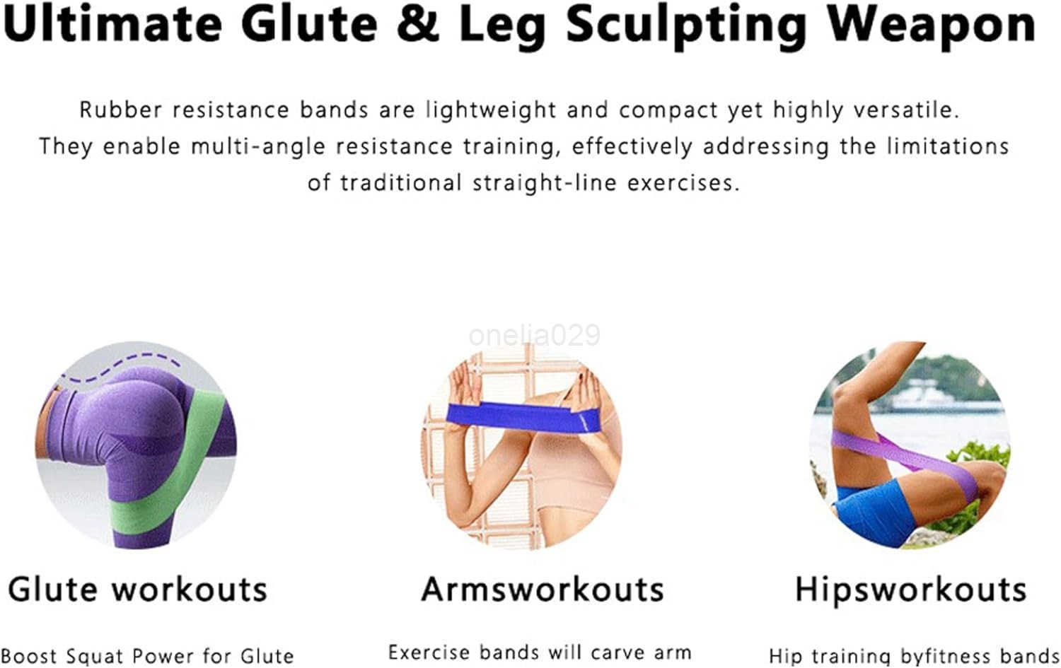 5 Pcs Resistance Bands Hofull Exercise Bands for Women Men with Instruction Guide and Carry Bag Resistance Loop for Yoga Pilates Fitness and Home Work