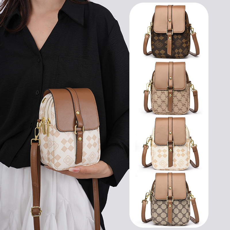 Phone Bag For Designer Bag Women Luxury Bag New Small Bag High End Fashion Printed Crossbody Bag Large Capacity Free Shipping Multi Compartment Women 