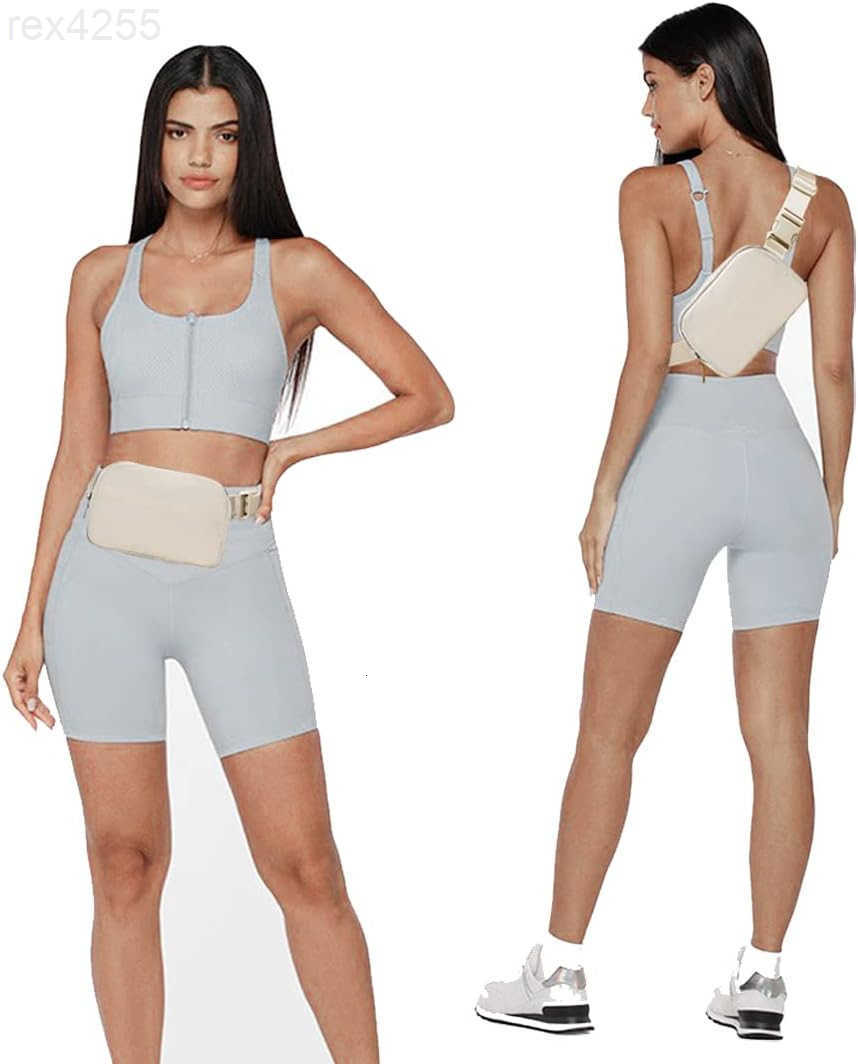 Belt Bag Waist Pack Crossbody Bags Bum Bag for Running Hiking Travel Workout Adjustable Strap for Women beigeW250912