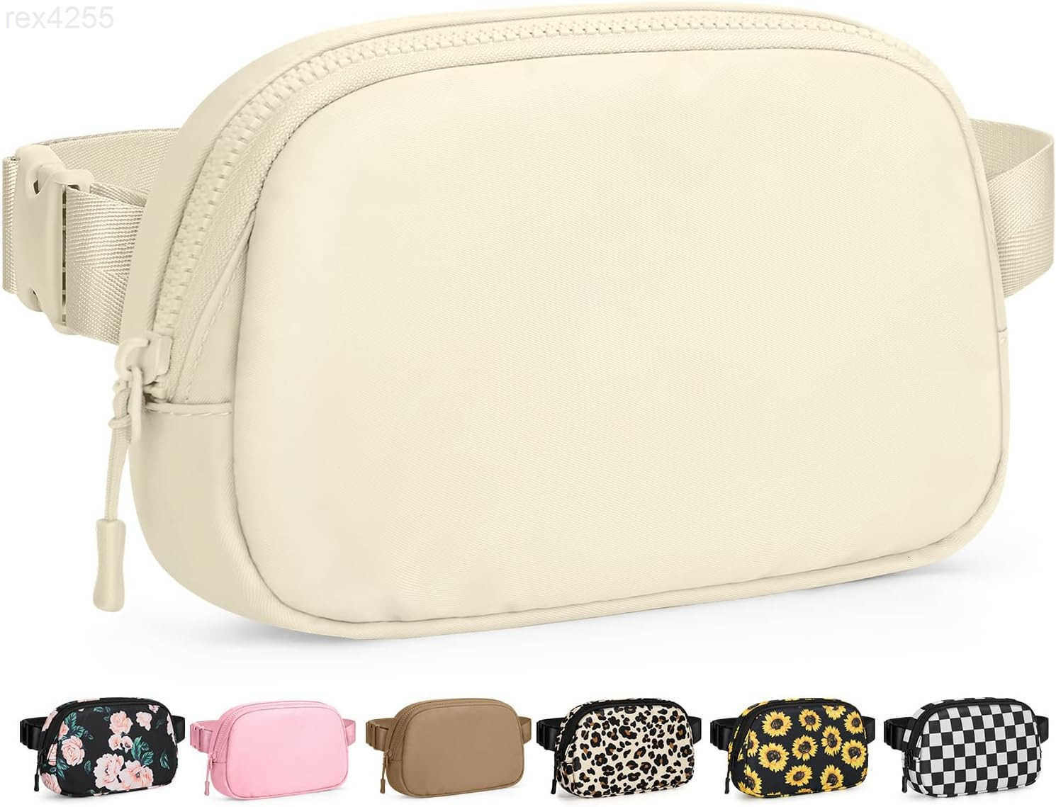 Packs for Women Cross Body Bag Waterproof Belt Bag with Adjustable Strap and Zipper Back Pocket Small Crossbody Bags Fashion Waist Packs for Workout T