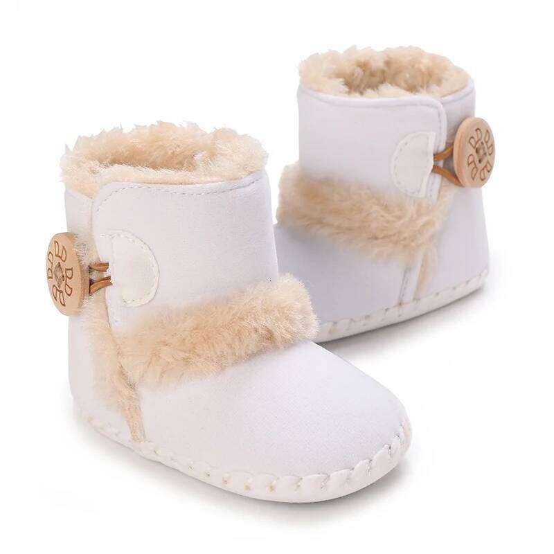 Winter Newborn Baby Shoes Boys & Girls Warm Cotton Snow Boots Fashion Cute Soft Sole Comfortable Walking Footwear