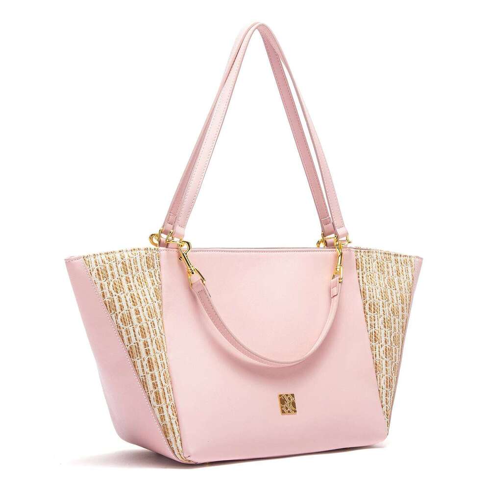 Women's Shoulder 2025 Autumn Splicing Handbag Simple Large Capacity Shopping Bag