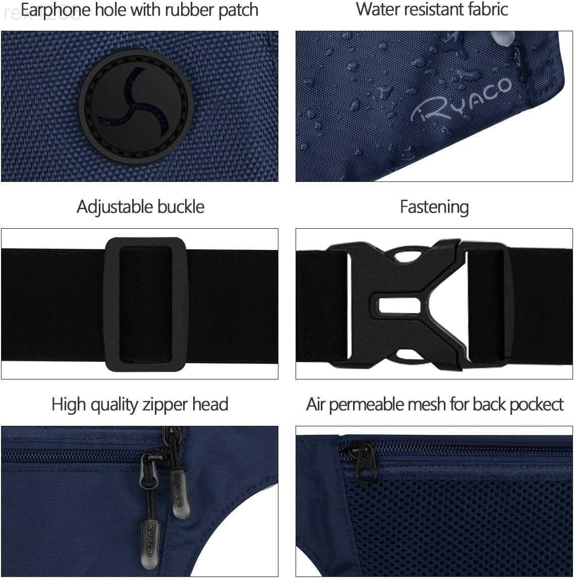 Money Belt Slim Passport Holder RFID Blocking Hidden Wallet Travel Essentials Pouch for Women Men With Adjustable Strap Waist Bag to Protect Cash Cred