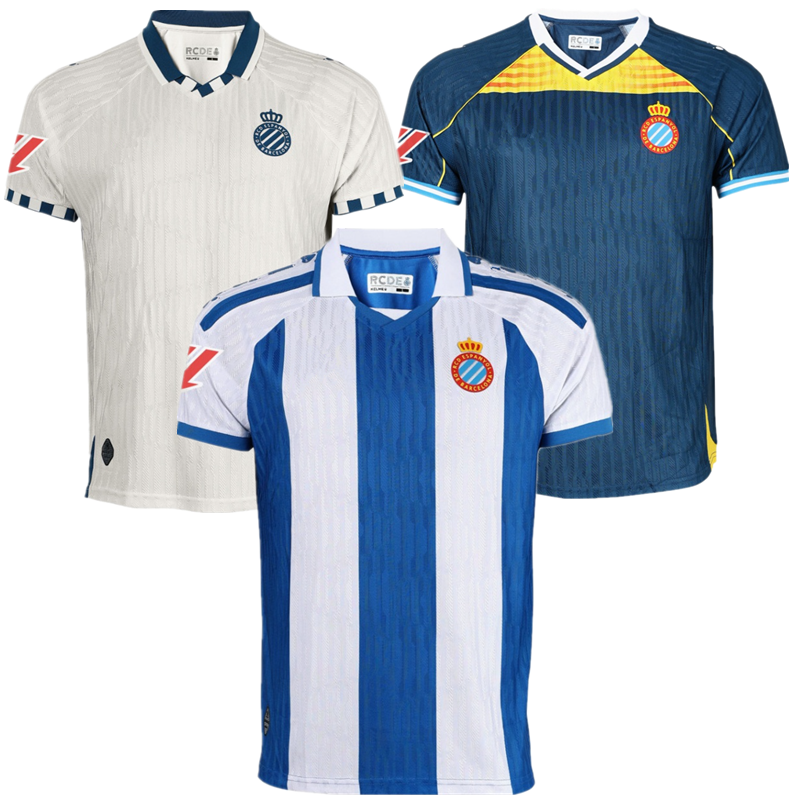 2025 Adult Fan Edition RCD Espanyol Soccer Jersey