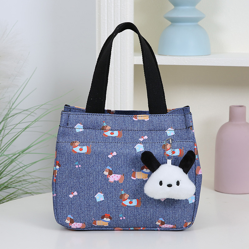 Designer Bag Fresh Style Umbrella Bag With Water Bottle Holder Eco Friendly Waterproof Fabric Luxury Bag Handheld Lunch Box Bag Bento Snack Bag Mommy 