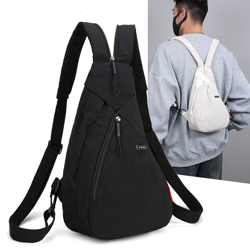 Foreign Trade Unisex Designer Bag Selling Backpack Fashion Free Shipping Simple Chest Bag Casual Versatile Lightweight Sports Backpack Luxury Bag Cros