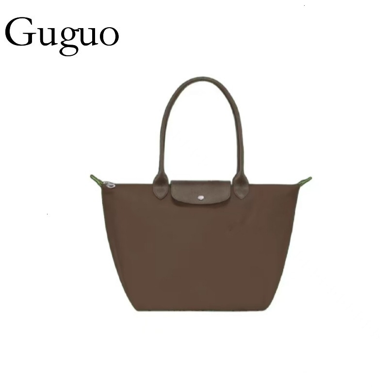 Guguo Free Shipping New Designer Bag Exclusive French Long Champ Bag Embroidered Dumpling Bag Large Capacity Long Champ Tote Bag Women's Bag Unde
