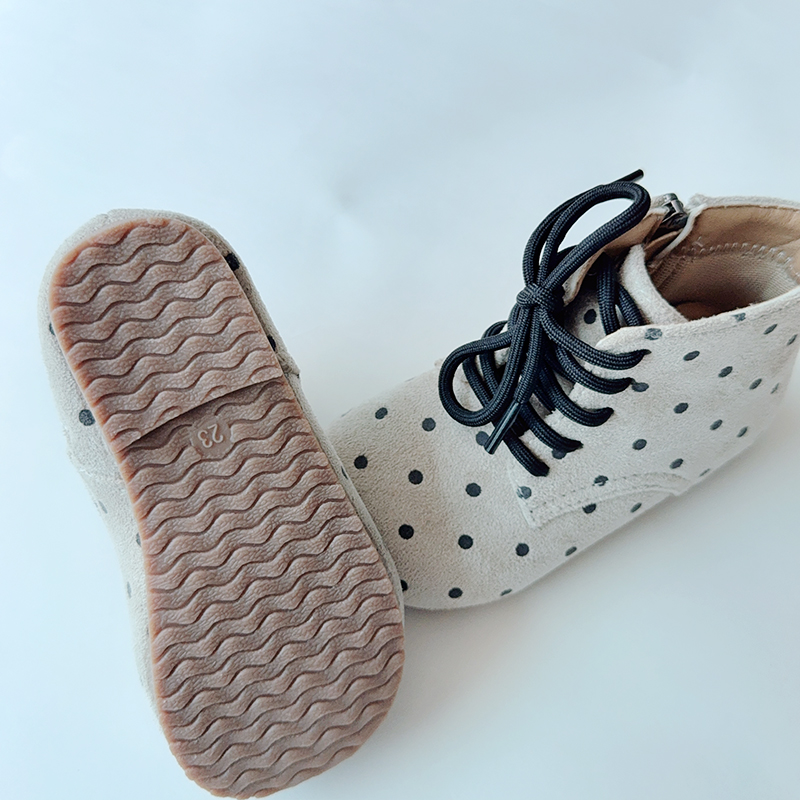 New Girls' Boots: Soft-Sole Casual Short Boots, Single Boots, Princess Shoes D132