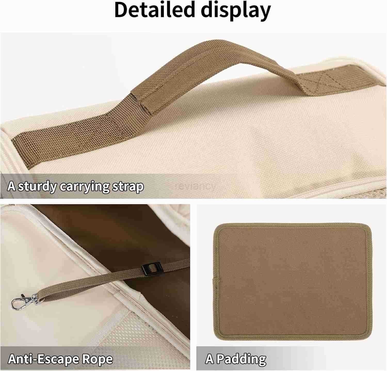 Cat Carrier BackpackSteel Wire Frame More Stable600D WearResistant Oxford Fabric Dog Carrier Cat Backpacks Suitable for TravelW250911