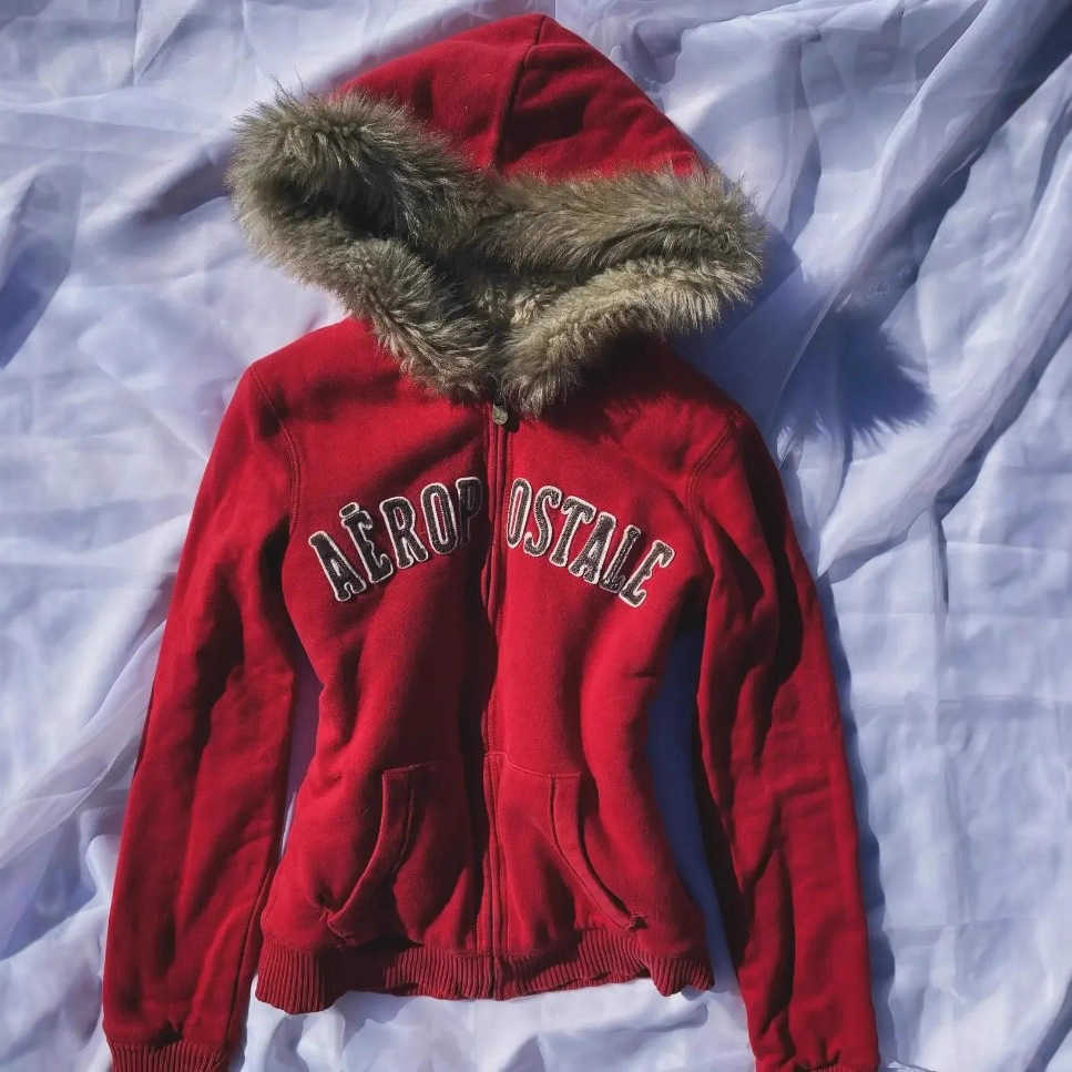 2025 New retro fashion hooded zipper sweater, women's fleece collar, long-sleeved y2k high street hoodie, ins W250117