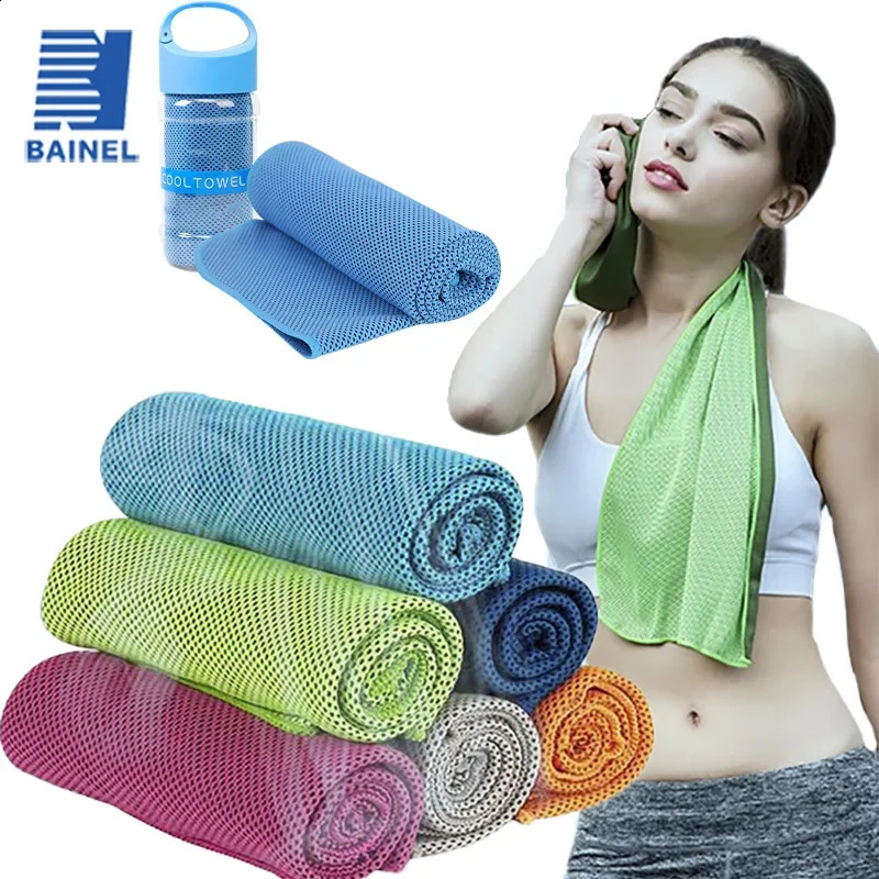 Sport Cooling Towel Microfiber Instant Cool Ice Face Towels for Gym Swimming Yoga Running Quickdry Towels Cooling Cloth 250911
