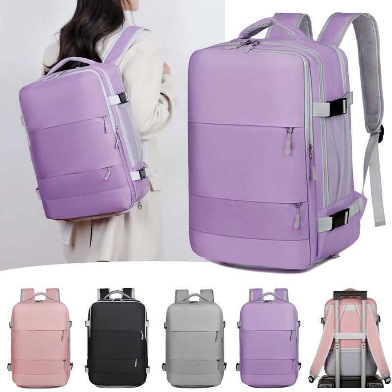 Short Trip Backpack Free Shipping Commuter Laptop Luxury Bag Gym Bag Large Capacity Shoe Compartment Backpack Can Designer Bag Paired With Trolley Cas