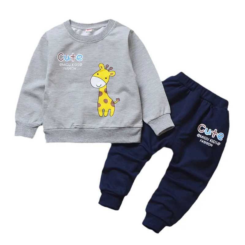 New Spring Autumn Baby Girl Clothes Children Casual TShirt Pants 2PcsSets Toddler Costume Kids Boys Outfits Infant Tracksuits C250912