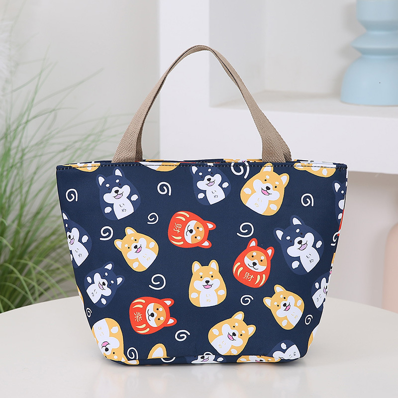 Canvas Bag New Handheld Lunch Designer Bag Box Free Shipping Water Bucket Cute Handbag Outing Tote Lunch Bag Mommy Luxury Bag Work Bag