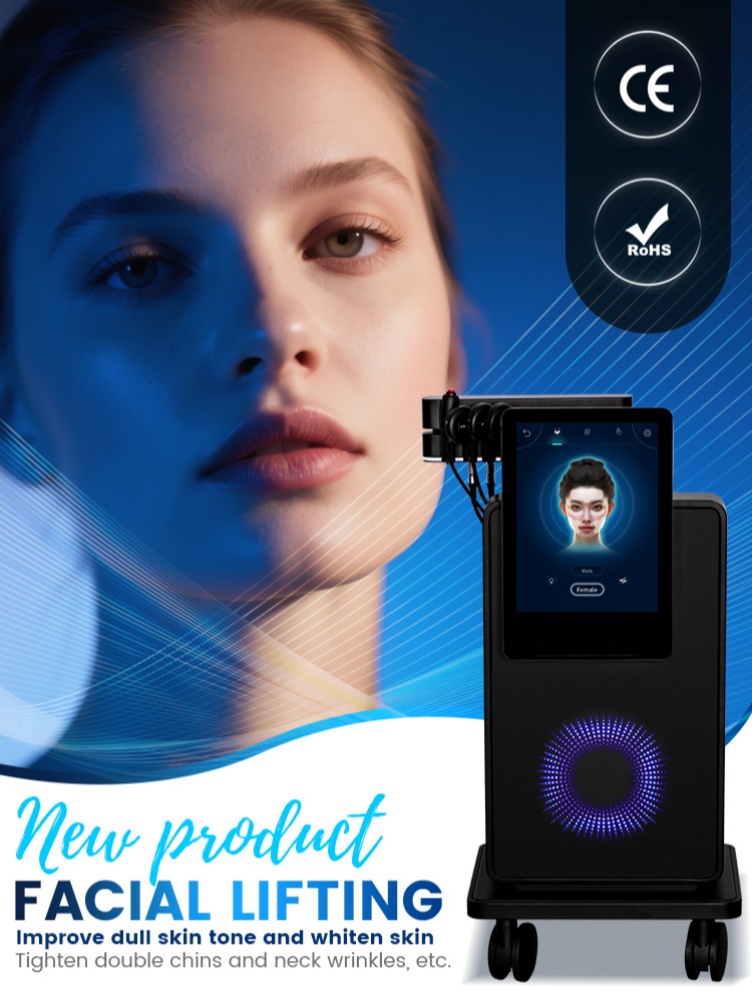 Professional EMS Facial Electrical Stimulator Painless Compact Face Lifting Magnetotherapy Anti-Aging Nursing Device