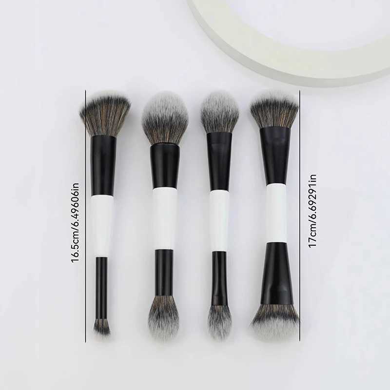 14PCS DoubleEnded MultiFunctional Foundation Makeup Brush For Beauty Liquid Powder Concealer Cream Contour BrushXJ250912