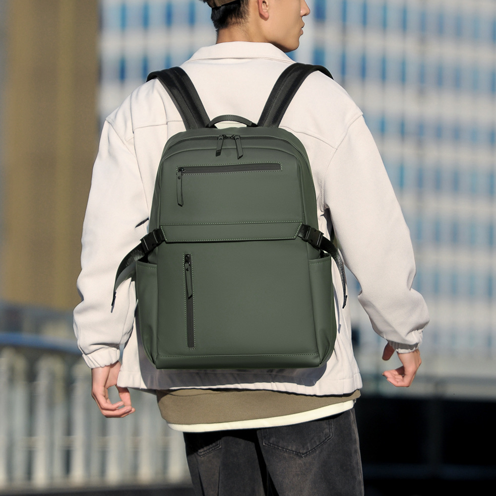 New Men S Backpack Luxury Bag Business Commuting Simple Designer Bag Elegant Waterproof Large Capacity College Free Shipping Student Laptop Backpack