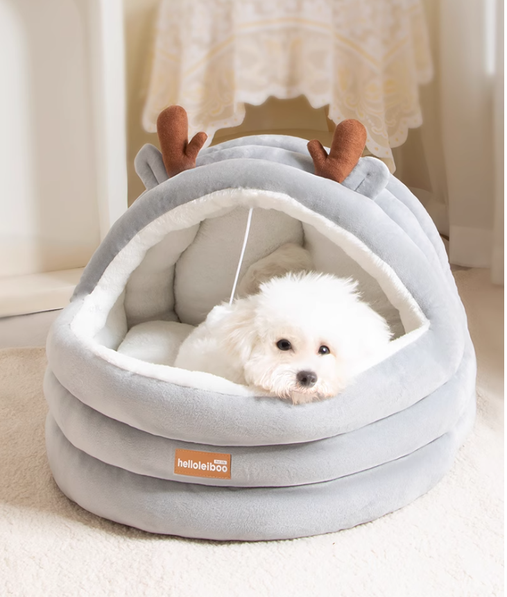 Winter Warming Small Dog Sleeping Bag: Portable, Machine Washable