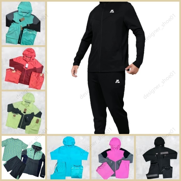 High-quality monterex tracksuit in stock Montirexs Tracksuit 3-piece Set Mens millerr Tracksuit Sports Jogging Suits Running Shirts Shorts Sportswear T-shirt