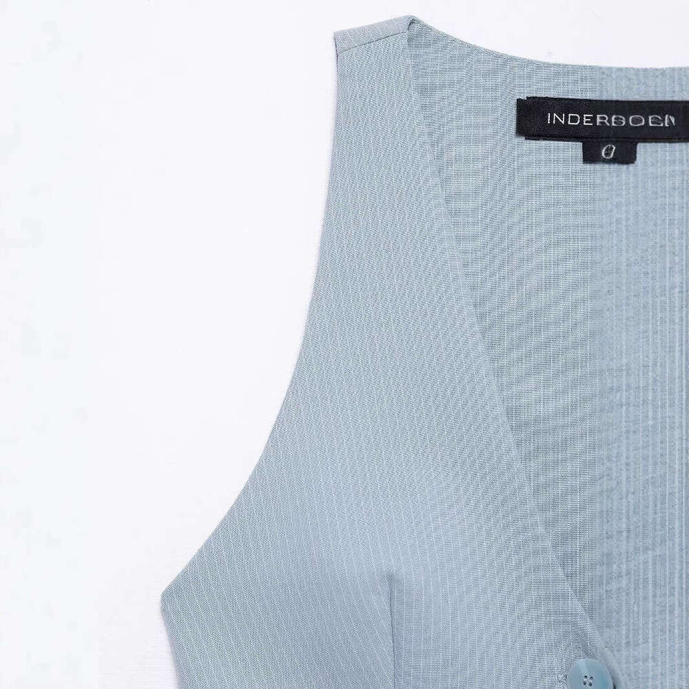 DHEssentials Spring New Style Vest V-Neck Outerwear Single-Breasted Chanel-Style Design Niche 4661077