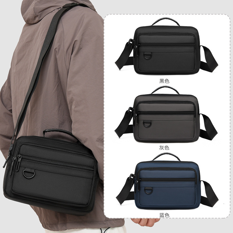 Multifunctional Men S Crossbody Free Shipping Luxury Bag Bag Korean Style Simple Designer Bag Sports Outdoor Trendy Large Capacity Shoulder Bag