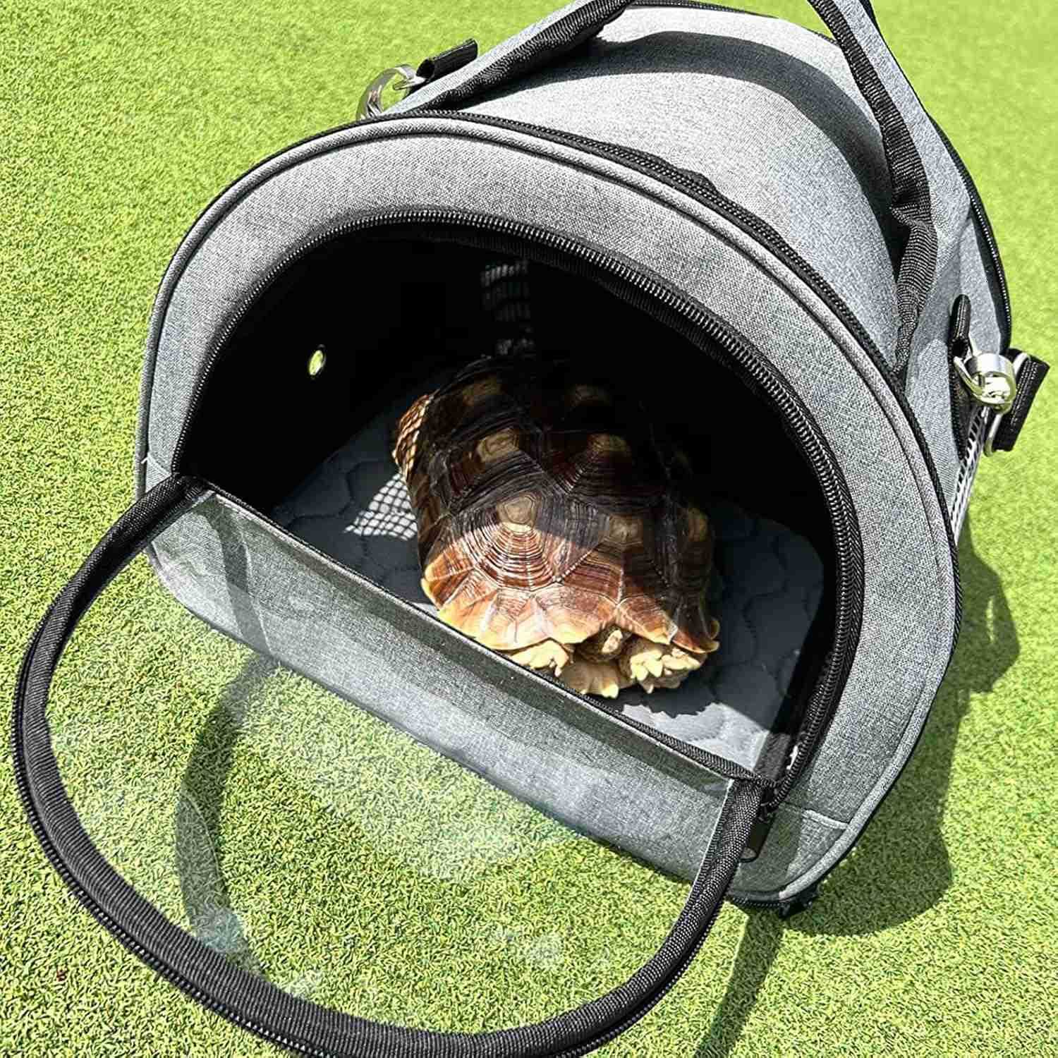 Pig Carrier Small Pet Carriers for Rabbit Hamster Bird Bunny Bearded Dragon Kitty and Etc Animal Bag with Stable Handle and Waterproof Pad Easy Travel