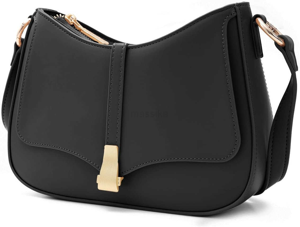 Crescent Shoulder Bag for Women Vintage Retro Vegan Leather Clutch Tote Handbags Crossbody Bags Handbag for Women M250912