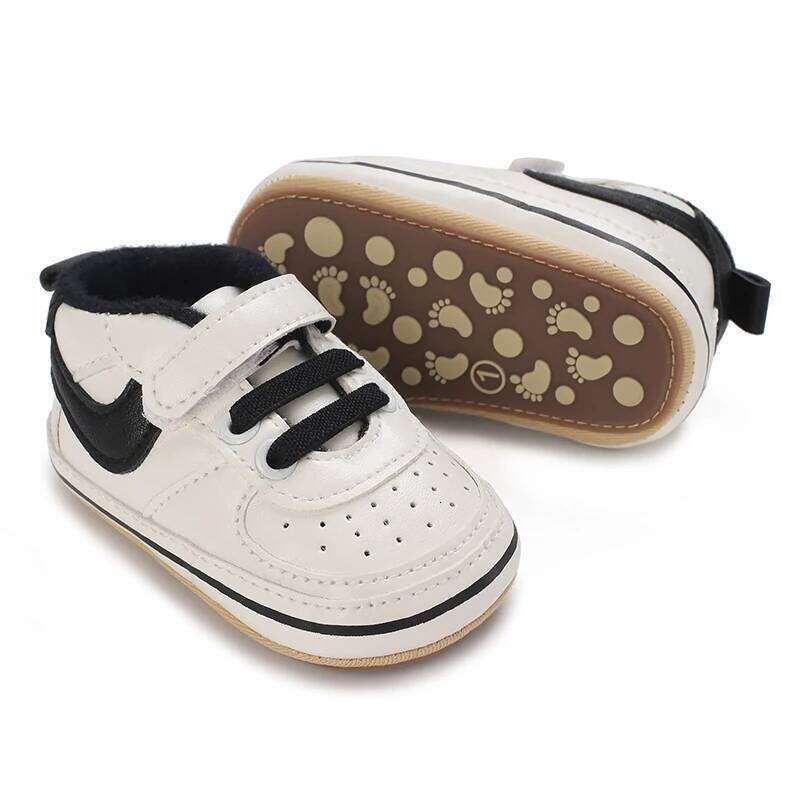 0-18M Fashion Classic Boys Girls' Spring and Autumn Rubber Sole Anti slip Casual Sports Shoes First Walking Shoe