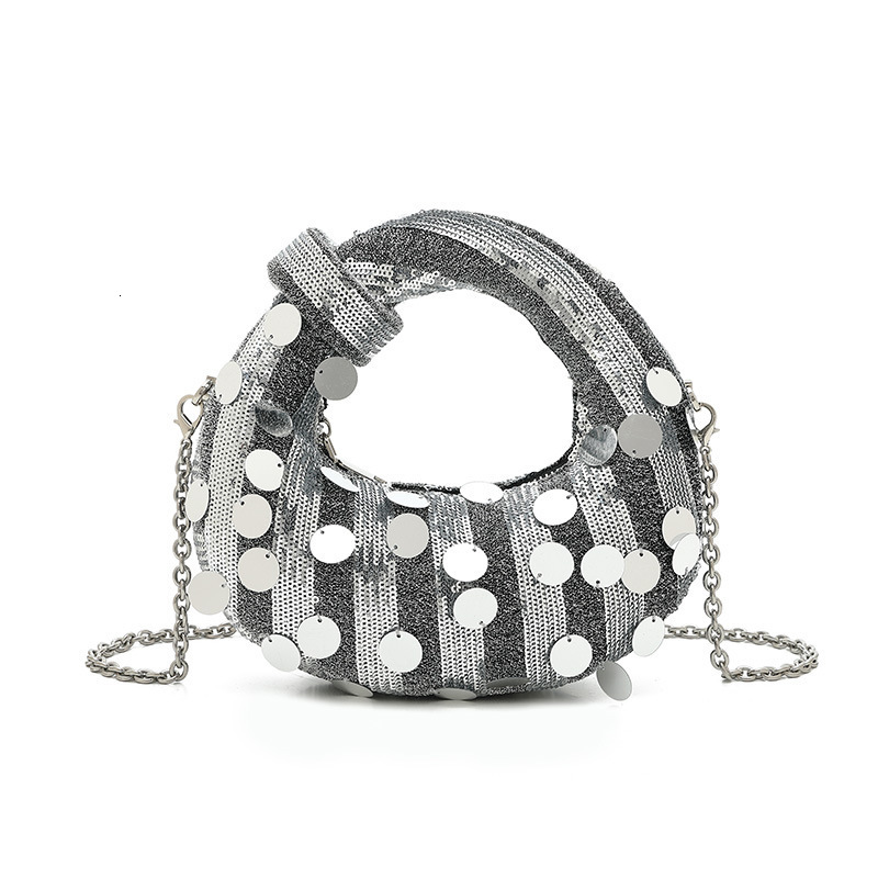 TB BHULAMTE Designer Bag Luxury Bag 2025 Circle Evening Bag Niche Design Full Diamond Dumpling Bag Handbag Women Casual Versatile Handbag Rhinestone B