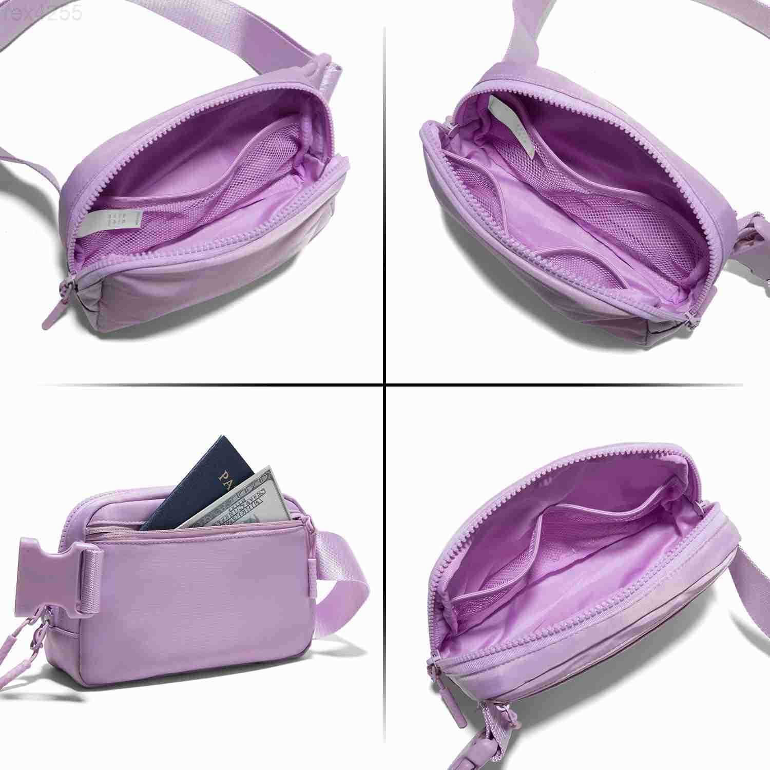 Belt Bag Fanny Pack Crossbody Bags for Women TwoWay Zip Closure Fashion Waist Packs with Adjustable Strap Gifts for Teenage Girls Sister Gifts Trend S