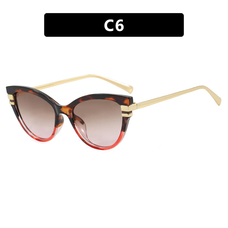 Triangle Cat Eye Sunglasses 2025 New Two Tone Retro Vintage Shades Women Men Fashion Sun Glasses Luxury Acetate Eye wear