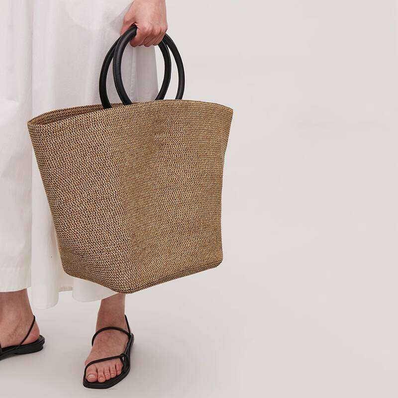 Designer Bag Tote Bag Shoulder Bag Niche Designer Trendy Brand Imitation Grass Woven Bag For Women Spring Summer New Large Capacity Beach Vacation Han