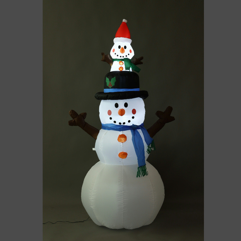 Hot Sale Factory Direct 1.5m/5FT Inflatable Christmas snowman Supplies for Courtyard Decoration party outdoor yard garden Lawn toys and decoration