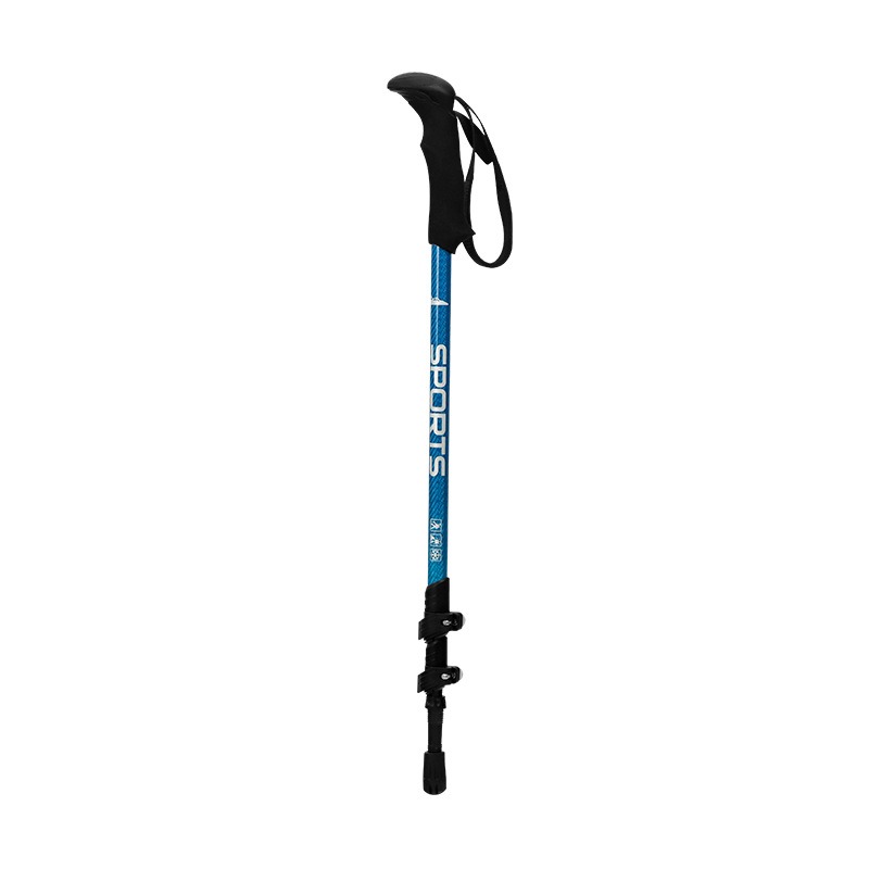 2PCS Folding Portable Hiking Sticks Carbon Fiber Trekking Poles Ultra Light Walking Stick with EVA Handle for Women Men Hiking Camping Climbing
