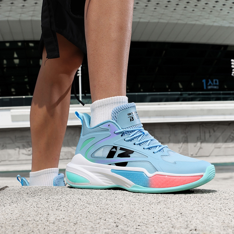 Designer Shoes Practical basketball shoes High-top mesh breathable wear-resistant anti-slip sports shoes Basketball training shoes Free shipping