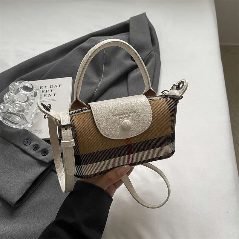 women designer bag shoulder bag casual flap grid Small square bag package for woman white black messenger bag