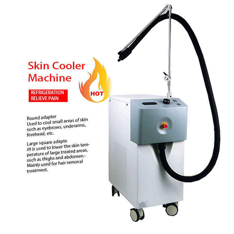 Salon Use Air Cooler Skin Cooling System Machine For Pain Relief During Laser Treatments