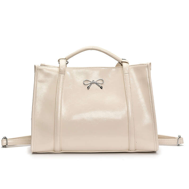 Korean High-End Large Capacity Single Shoulder Tote Bag Niche Designer Bags Casual College Style Versatile Soft Leather Backpack for Women