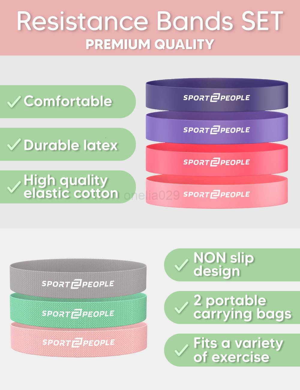 Resistance Bands for Working Out Exercise Bands Workout Bands Booty Bands Fitness Bands Excersing Bands Resistance Bands for Legs Resistance Band Gym 