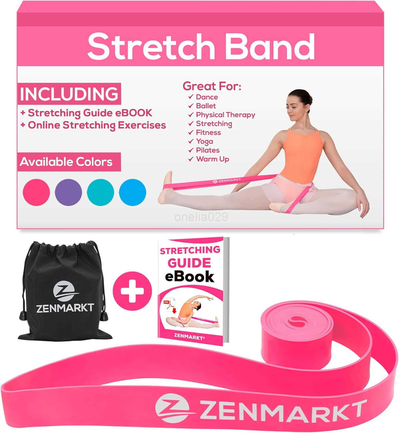 Ballet Stretch Bands for Flexibility and Strength Stretch Bands Ideal to Have as Dance Equipment in Every Competition Suitable for Gymnastics Cheerlea