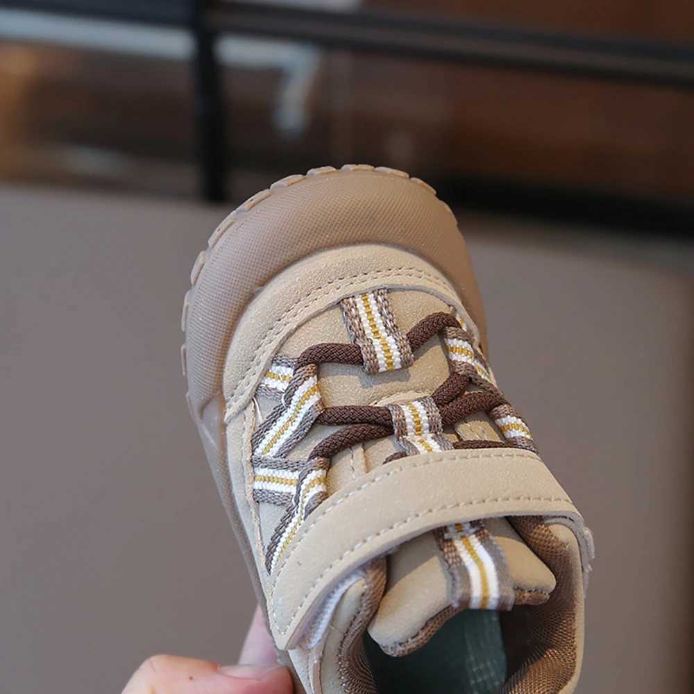 Autumn Sport Shoes For Children PU Leather Ergonomics Baby Boys Girls Sneakers Softsoled Toddler Shoes For Kids Sneakers Y250912