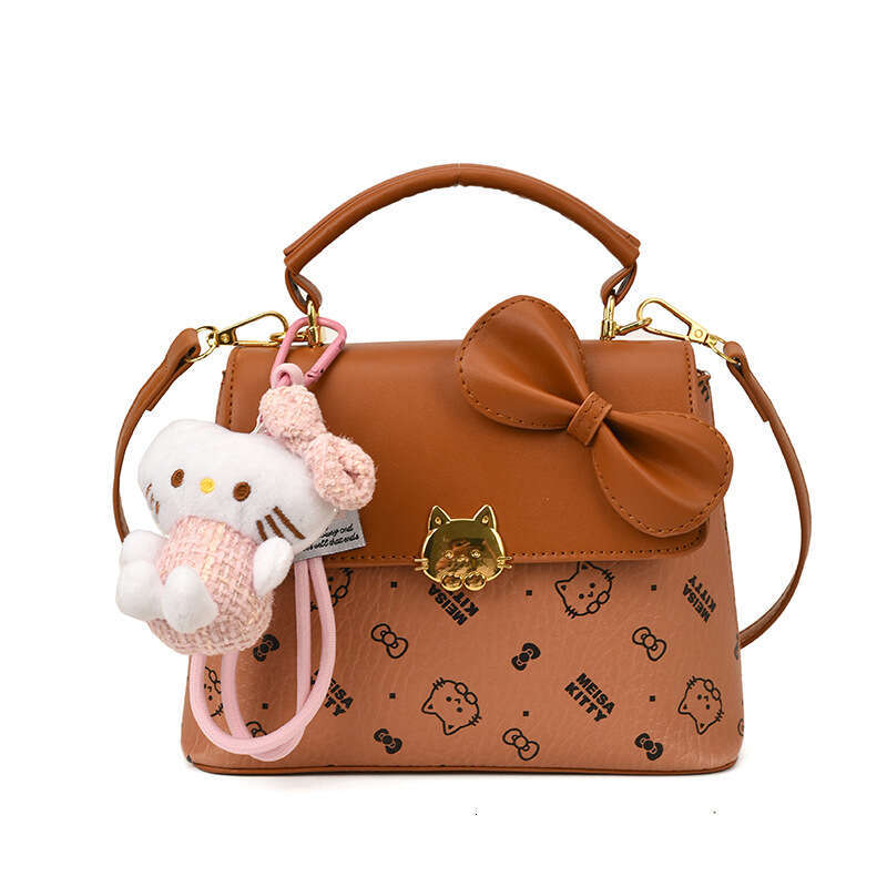 Designer Bag Luxury Handbags Small Tote Bags for Women 2025 New Pattern Printed Versatile Shoulder Crossbody Bag with Bowtie