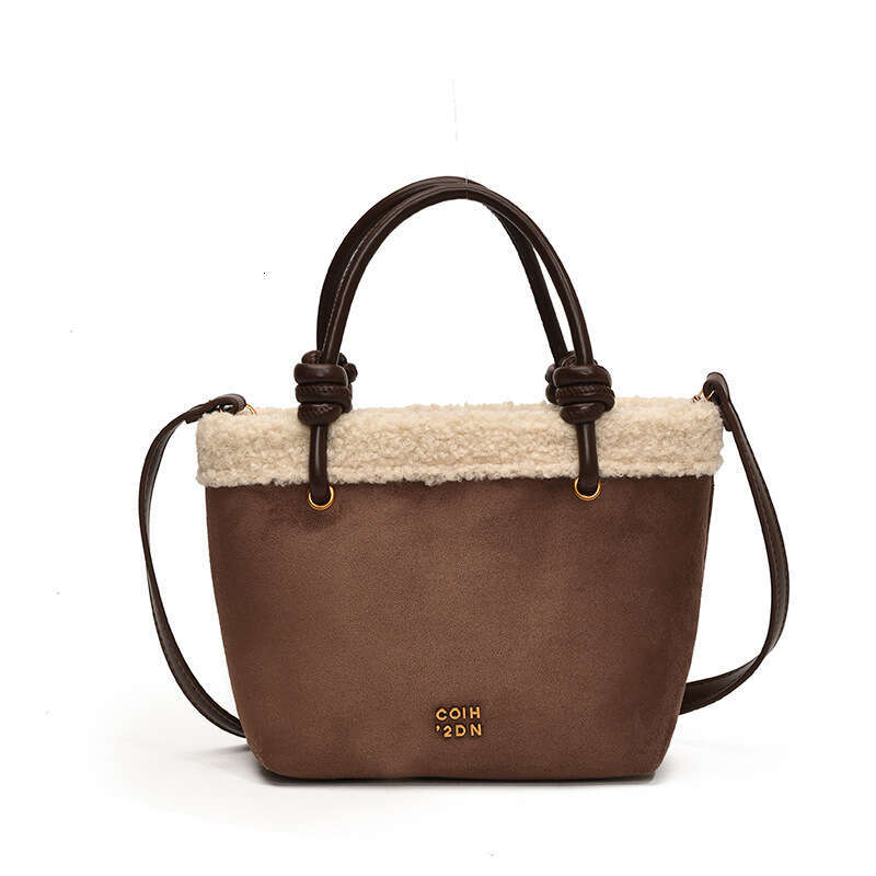 Designer Bag Frosted Plush Bags Fur Crossbody Bags for Women 2025 Winter New Versatile Trendy Crossbody Bag Handheld Bucket Bag