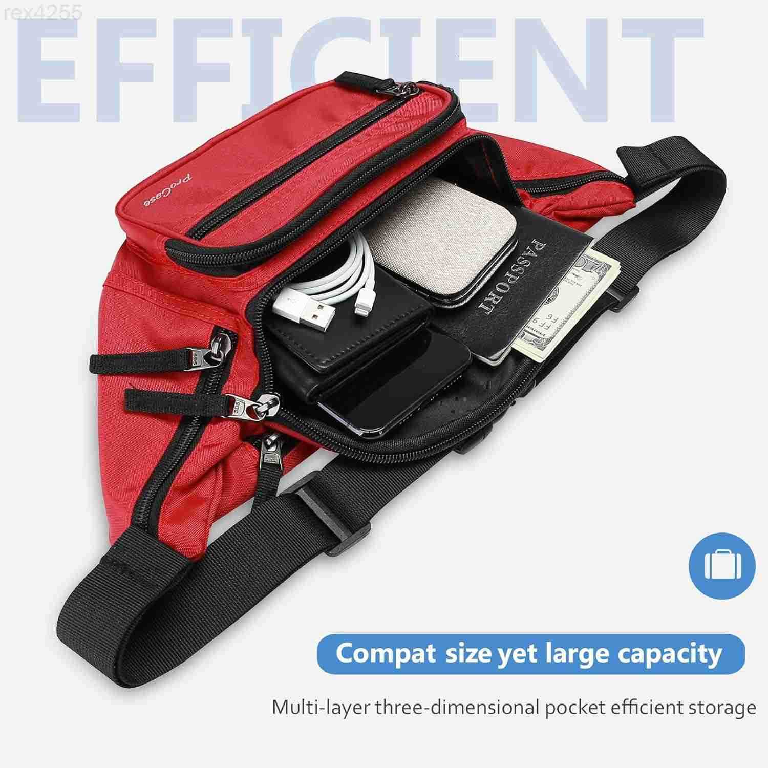 Fanny Pack Waist Packs for Men Women Waist Bag Hip Pack for Travel Hiking Running Outdoor SportsW250912